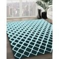 thumbnail image 2 of Ahgly Company Indoor Rectangle Patterned Blue Jay Blue Area Rugs, 2' x 3', 2 of 6