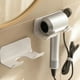 thumbnail image 3 of Inteprter Soporte de almacenamiento para secador de pelo, secador de pelo autoadhesivo sin perforaciones montado en la pared, organizador de Juegos de accesorios de baño, 3 of 6