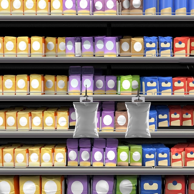 unbranded 200Ud Pestañas Adhesivas Transparentes Para Colgar Mercancía En Tienda Uso Eficiente Y