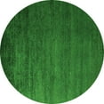 thumbnail image 1 of Ahgly Company Indoor Round Oriental Green Industrial Area Rugs, 5' Round, 1 of 4