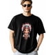 thumbnail image 2 of Camisetas de manga corta con cuello redondo para hombre con diseño de chica de dibujos animados, 2 of 8