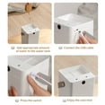 thumbnail image 4 of 3L Mist Humidifier with Humidity Display, Dual Spray Cool Mist Humidifier, Quiet, USB Powered, Bedroom Humidifier, 2 Spray Modes, Top Fill Humidifier for Baby Room, Home Office, Car, 4 of 8