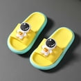 thumbnail image 2 of 2025 Clearance under $5 asdoklhq Girl's Shoes,Children's Shoes Three-dimensional Cartoon Astronaut Non-slip Soft-soled Slippers, 2 of 9