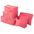 thumbnail image 1 of Sac de Rangement pour Bagages de Voyage Ensemble de 6 Pcs, Valise de Rangement Multicolore, 1 of 5