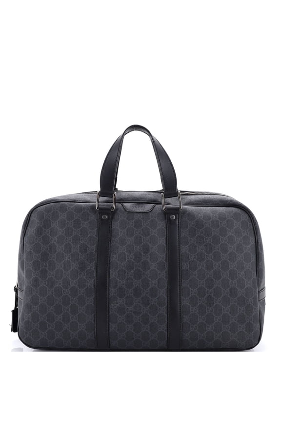Pre-Owned Zip Weekender Tote GG Coated Canvas Large By Rebag