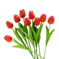 thumbnail image 4 of Mini flor artificial de tulipán de PU, flor falsa individual para decoración del hogar, ramo de boda artificial, 4 of 5