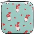 thumbnail image 2 of Valentine's Day Gnome Jewelry Box for Teens Girls Women Birthday Christmas Gift, Portable PU Leather Jewelry Storage Box Mini Travel Jewelry Case for Necklace, Earrings, Rings, Bracelet, 2 of 7