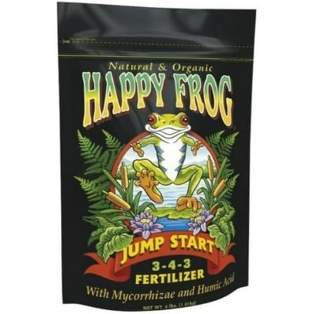 Fox Farm 752289500008 752289500008 4 lbs Happy Frog Jump Start 3-4-3 Natural Organic Fertilizer Garden Pl