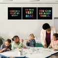 thumbnail image 3 of Koyal Wholesale Classic Rainbow Motivational Classroom Banner Sign for Teachers, Door, Wall Decor, Inspirational, 2-Pk, 3 of 5