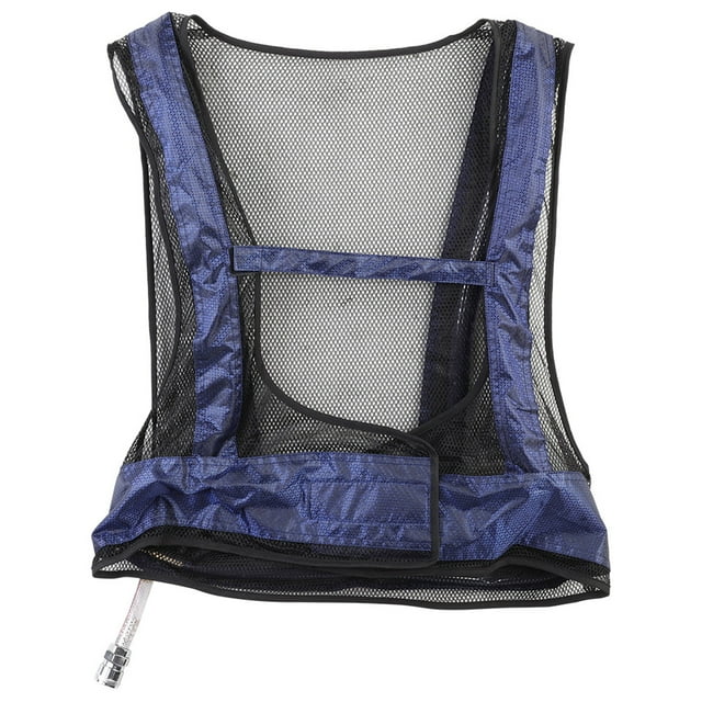 Chaleco de Enfriamiento Comprimido de aire de Acero para soldadura, Chaleco de aire Acondicionado con tubo vórtice para entornos de trabajo de alta temperatura, Azul
