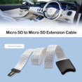 thumbnail image 2 of ZOUSSIQI Mini SD to Mini SD Card Extension Cable Adapter Flexible Extender with Case, TF to TF Extender Cable for 3D Printer/Car/GPS/Camera/DVD/DVR/LED Display Board (48 CM) CA919-51289, 2 of 9