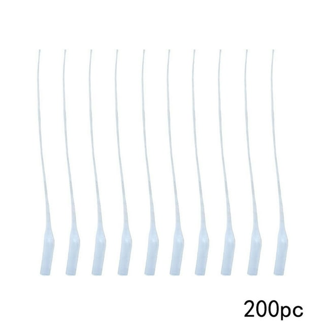 LSLJS 200 Pcs Embout de Colle Blanc Rallonge de Colle Bouteille de Colle Plastique Micro Embout Embout de Colle Ultra Fin Applicateur de Colle de Précision pour Arts Artisanat Passe-Temps Distributeurs Adhésifs, Accessoires pour la Maison