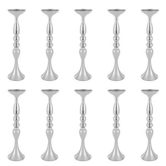 10 Pcs Metal Flower Vases Nordic Tall Vases Wedding Centerpieces for Table Décor