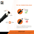 thumbnail image 2 of Bateria Powe para laptop compatible con Dell Latitude 5400 punta 5.0mm x 7.4mm 19.5V color negro POWE ADAP039, 2 of 4