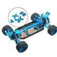 thumbnail image 4 of Piezas 1/14 1/12 Soporte de amortiguador Juego de piezas Azul Zulema Piezas de coches RC, 4 of 8