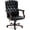 Black, variant on 350LBS Heavy‑Duty Executive Desk Chair, Vintage Wingback Leather Ergonomic Swivel Chair with 7.6 Inch Thick Cushion & Wood Base for Home Office Living Room