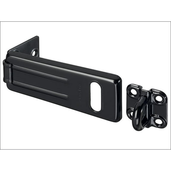 Master Lock - Wrought Steel Hasp Matt Black 115mm