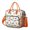 Orange-7, variant on Emperor Penguin & Snow Pattern Insulated Lunch Bag - Leakproof & Waterproof Cooler Tote for Outdoor, Fitness & Travel - Easy-to-Clean Multi-Pocket Food Storage