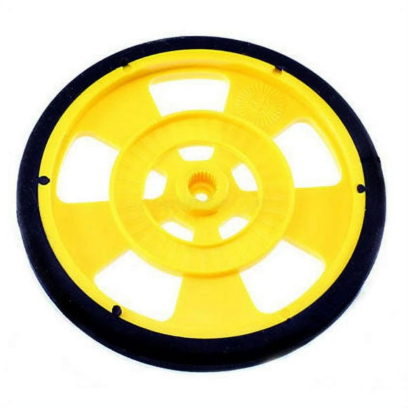 SW-Y-2 - WHEEL RUBBER 69MM DIA 7.6MM WIDE FOR SERVO MOTOR YELLOW (2 pcs/pkg)