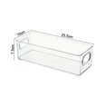 thumbnail image 3 of Organizador de refrigerador apilable, caja de almacenamiento de alimentos para refrigerador con asa, organizador de alimentos para despensa y congelador de plástico transparente, herramienta de cocina, 3 of 5