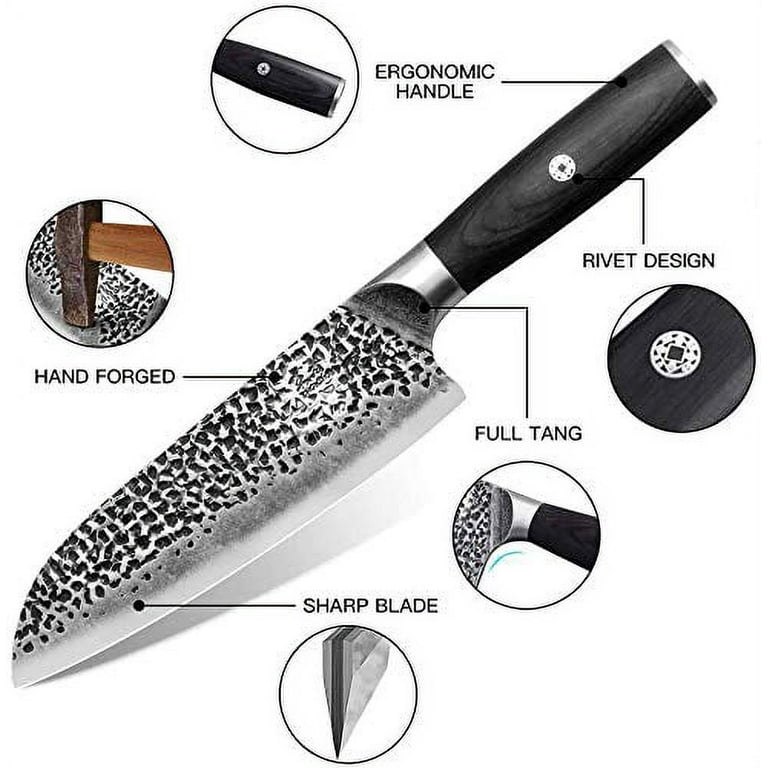 Buy Kitchen Knife, Japanese style, Hand Forge, Single Copy.