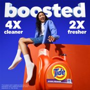 Tide Laundry Detergent Liquid with 6X Boosted Cleaning Power, Spring Meadow Scent, 125 fl oz, 100 Loads
