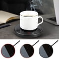 thumbnail image 1 of Coffee Mug Warmer - 55°C Constant Temperature Ceramic Cup Heater with Auto On/Off for Office & Home Desks, 1 of 7