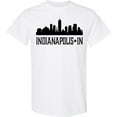 thumbnail image 3 of Inktastic Indianapolis Indiana City Skyline T-Shirt, 3 of 5
