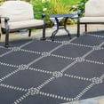 thumbnail image 6 of Geometric Indoor/ Outdoor Area Rug, 5'5" x 7'5", Grey, 6 of 9