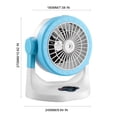 thumbnail image 3 of RRJ Mini USB Fan, Portable Air Cooler Humidifier, Personal Desk Fan Low Noise Strong Wind Power, USB Powered Small Fan for Office Bedroom Home, Desktop Air Circulator with Misting Function, 3 of 9