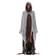 thumbnail image 1 of SUNSIOM Halloween Witch Cloak with Hood Exaggerated Ripped Grim Reaper Cape Cosplay Props, 1 of 7