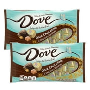 Dove Silky Smooth Caramel Springtime Candy 7.94oz Bag for Kids Adults Snacks Dessert Easter Basket Stuffer Easter Egg Hunt Filler Candy Bowl Pinata Birthday Party Favor (2 Pack)