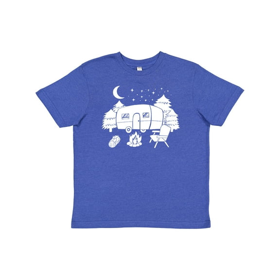 Inktastic Camper In A Star Filled Night Youth T-Shirt