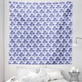 thumbnail image 1 of Floral Tapestry, Meadow Blossoms Blowing Rural Anemone Bouquets Fragrance Season Nature Pattern, Fabric Wall Hanging Decor for Bedroom Living Room Dorm, 5 Sizes, Blue Violet, by Ambesonne, 1 of 1