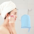 thumbnail image 2 of Unique Bargains 1 Pc Rectangular Glove Type Facial Sponges 3.94"x5.12" Light Blue, 2 of 6