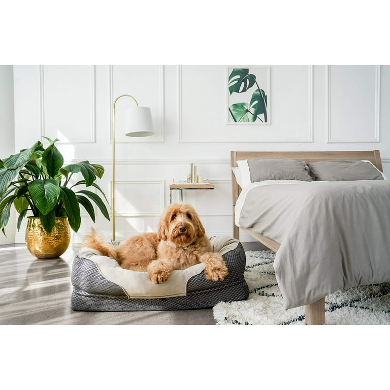 Barksbar gray orthopedic dog deals bed