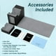 thumbnail image 5 of Deck Box, bandeja de dados y torre 2 en 1 para MTG Commander, color negro y gris, 5 of 6