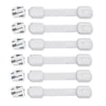 thumbnail image 1 of Child Proof Safety Locks - Baby Proofing Cabinet Lock With 6 Extra 3m Adhesives - Adjustable Strap Latches To Cabinets,drawers,cupboard,oven,fridge,cl, 1 of 5