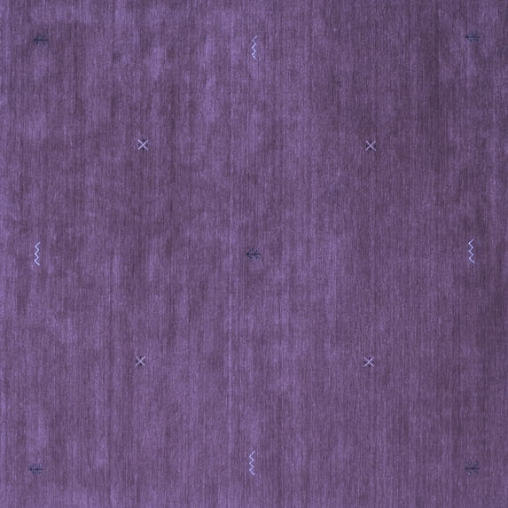 Ahgly Company Indoor Square Abstract Blue Contemporary Area Rugs, 7' Square