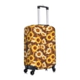 thumbnail image 3 of Haiem Vintage Wood Grain Sunflower B Luggage Cover Printed Suitcase Covers for Luggage Elastic Washable Suitcase Protector Fits 18-32 Inch Luggage-Small, 3 of 9