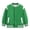 Green, variant on Coerni Boys Girls Varsity Baseball Jacket Button Down Striped Trim Letterman Outerwear Toddler & Teen School Streetwear Jackets