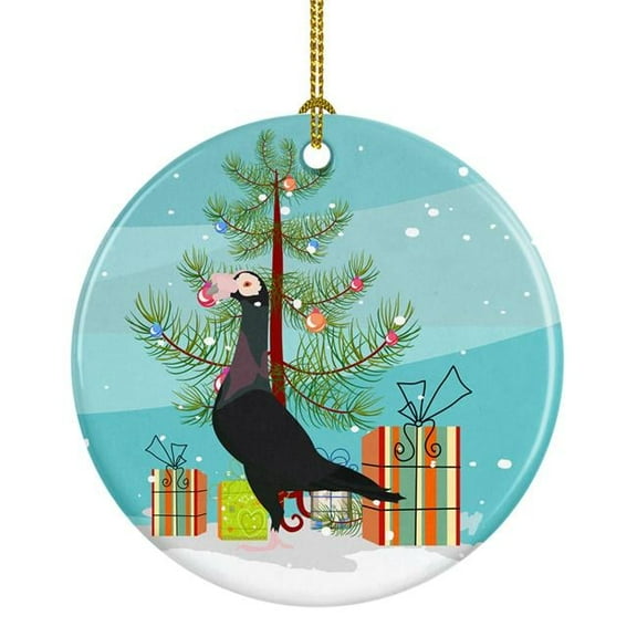 Carolines Treasures BB9312CO1 English Carrier Pigeon Christmas Ceramic Ornament