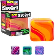 NeeDoh Swirl Nice Cube, Satisfying Square Shaped Sensory Toy, Colors May Vary, Children Ages 3+