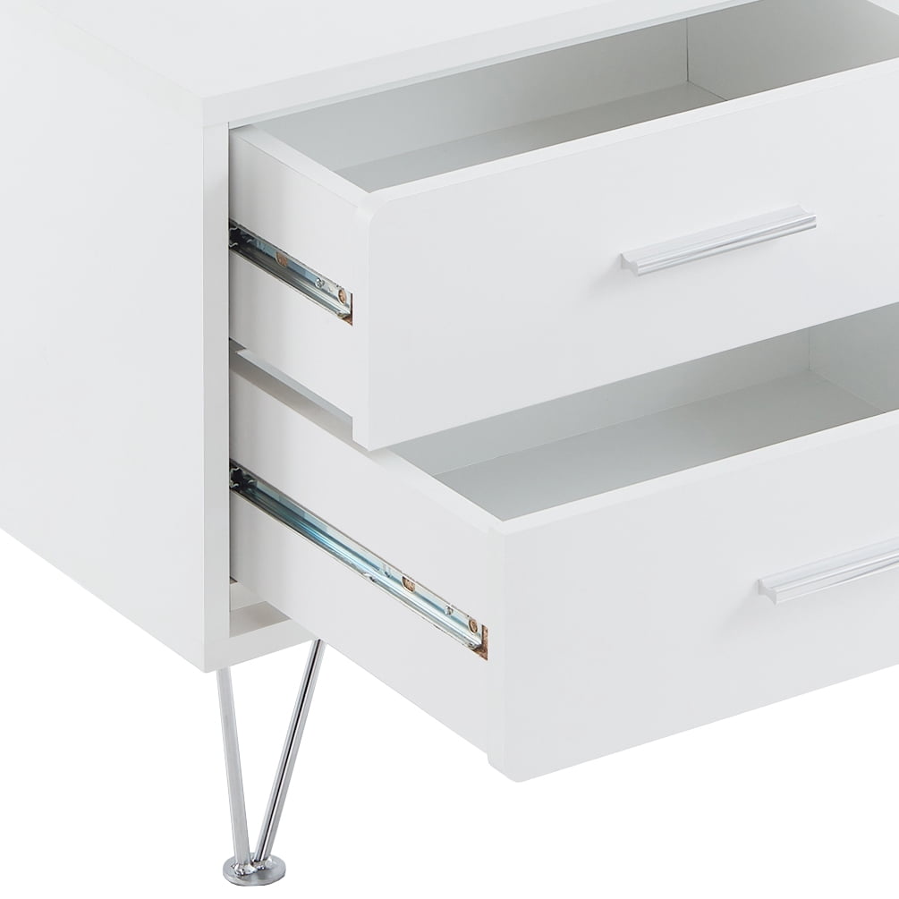 Accent Table White Finish