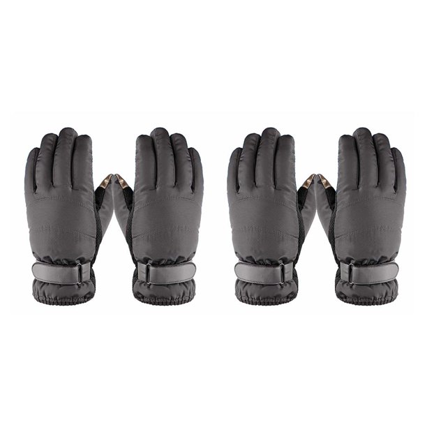 Eigraketly Guantes de pantalla táctil antideslizantes a prueba de viento térmico cálido guante transpirable invierno hombres mujeres negro guantes de Type2 NO2 Eigraketly CBP052998