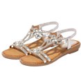 thumbnail image 1 of Sandalias Bohemio Mujer Con Diamantes Imitación Cómodas para Viajes Al Aire Libre, 1 of 9