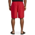 thumbnail image 2 of Harbor Bay by DXL Big and Tall Men's Solid Microfiber Swim Trunks, Red, 2X-Tall, 2 of 4