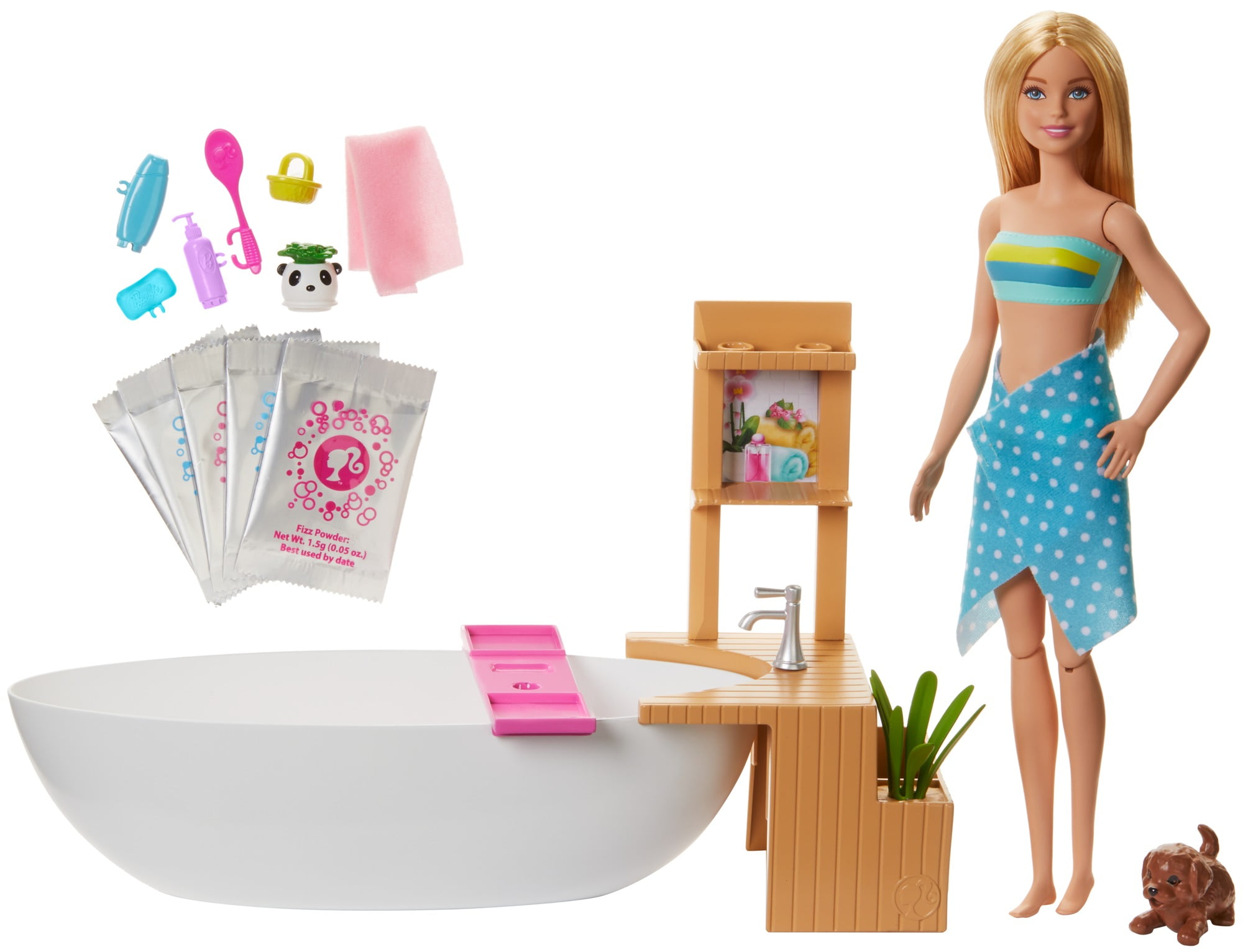 barbie slime bath