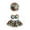B, variant on Large Holiday Decorations for Porch, QQZ White Outdoor Hanging Ornaments, Classic Garden Decor with Playful Patterns for Seasonal Display