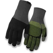 Giro Knit Merino Wool Adult Unisex Winter Cycling Gloves Grey/Black (2023) Large/X-Large